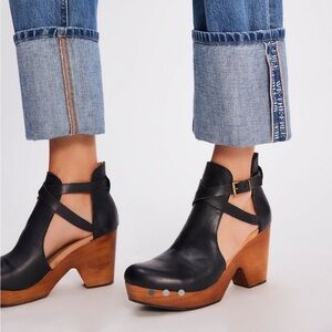 Free People Leather Cedar Clog